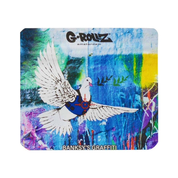 G-Rollz Banksy Bag Bulletproof Dove – Aufbewahrungsbeutel, 9 x 8 cm