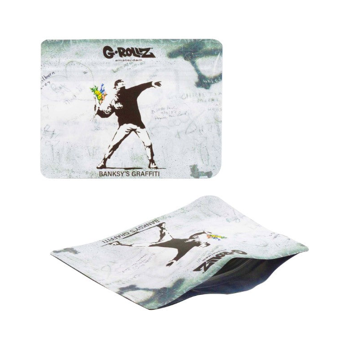 G-Rollz Banksy Bag Flower Thrower – Aufbewahrungsbeutel, 10.5 x 8 cm