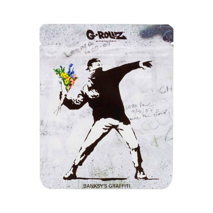 G-Rollz Banksy Bag Flower Thrower – Aufbewahrungsbeutel, 10 x 12.5 cm