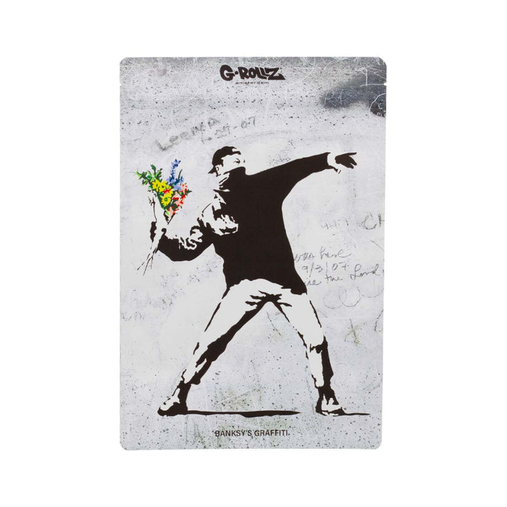 G-Rollz Banksy Bag Flower Thrower – Aufbewahrungsbeutel, 20 x 30 cm