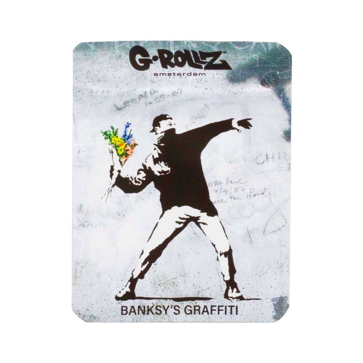 G-Rollz Banksy Bag Flower Thrower – Aufbewahrungsbeutel, 6.5 x 8.5 cm