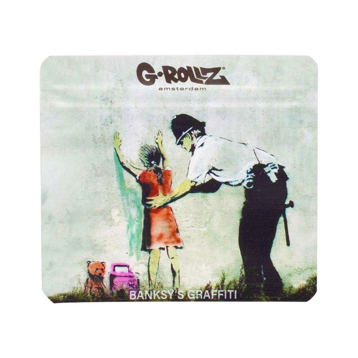 G-Rollz Banksy Bag Girl Being Frisked – Aufbewahrungsbeutel, 9 x 8 cm