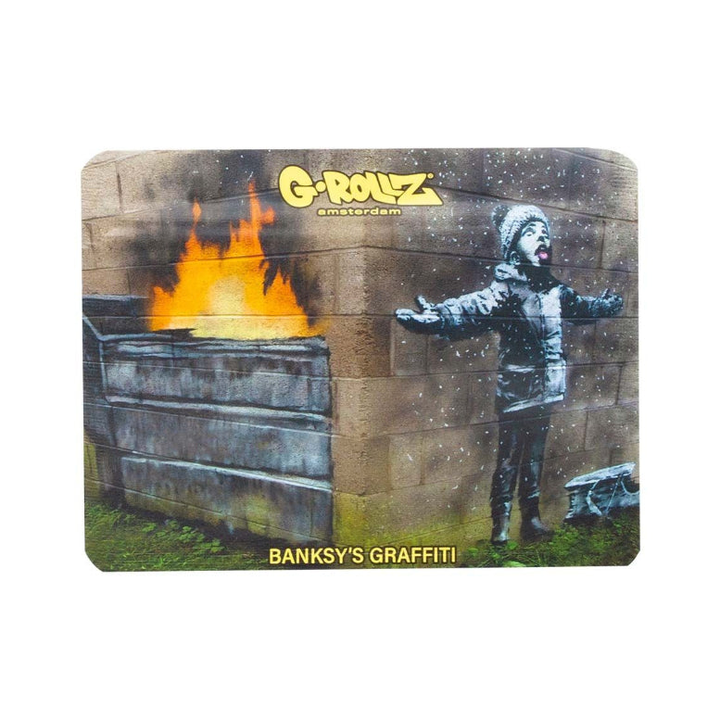 G-Rollz Banksy Bag Snowflake Boy – Aufbewahrungsbeutel, 10.5 x 8 cm