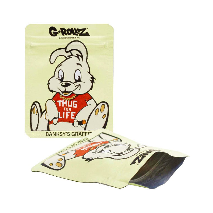 G-Rollz Banksy Bag Thug for Life – Aufbewahrungsbeutel, 6.5 x 8.5 cm