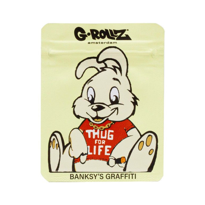 G-Rollz Banksy Bag Thug for Life – Aufbewahrungsbeutel, 6.5 x 8.5 cm