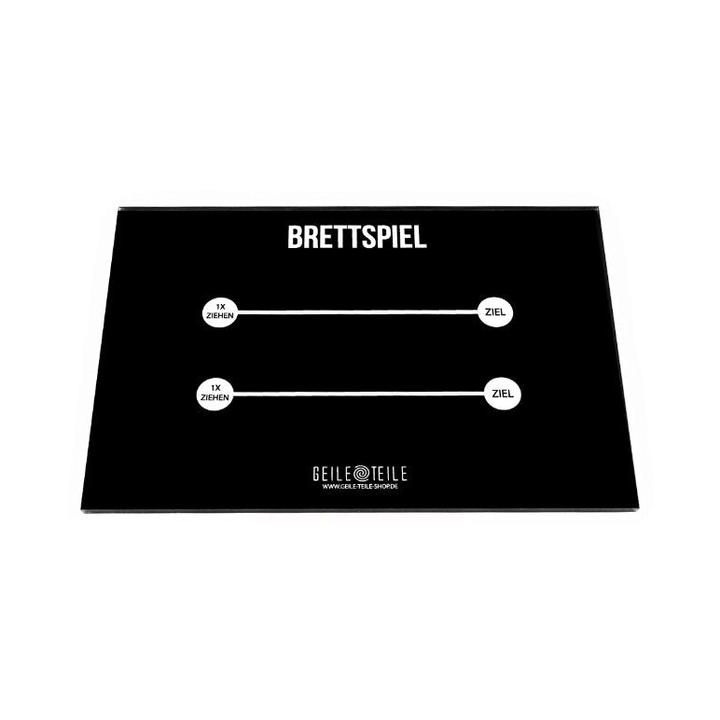Geile Teile Ziehbrettchen aus Acryl Brettspiel 22×14 cm