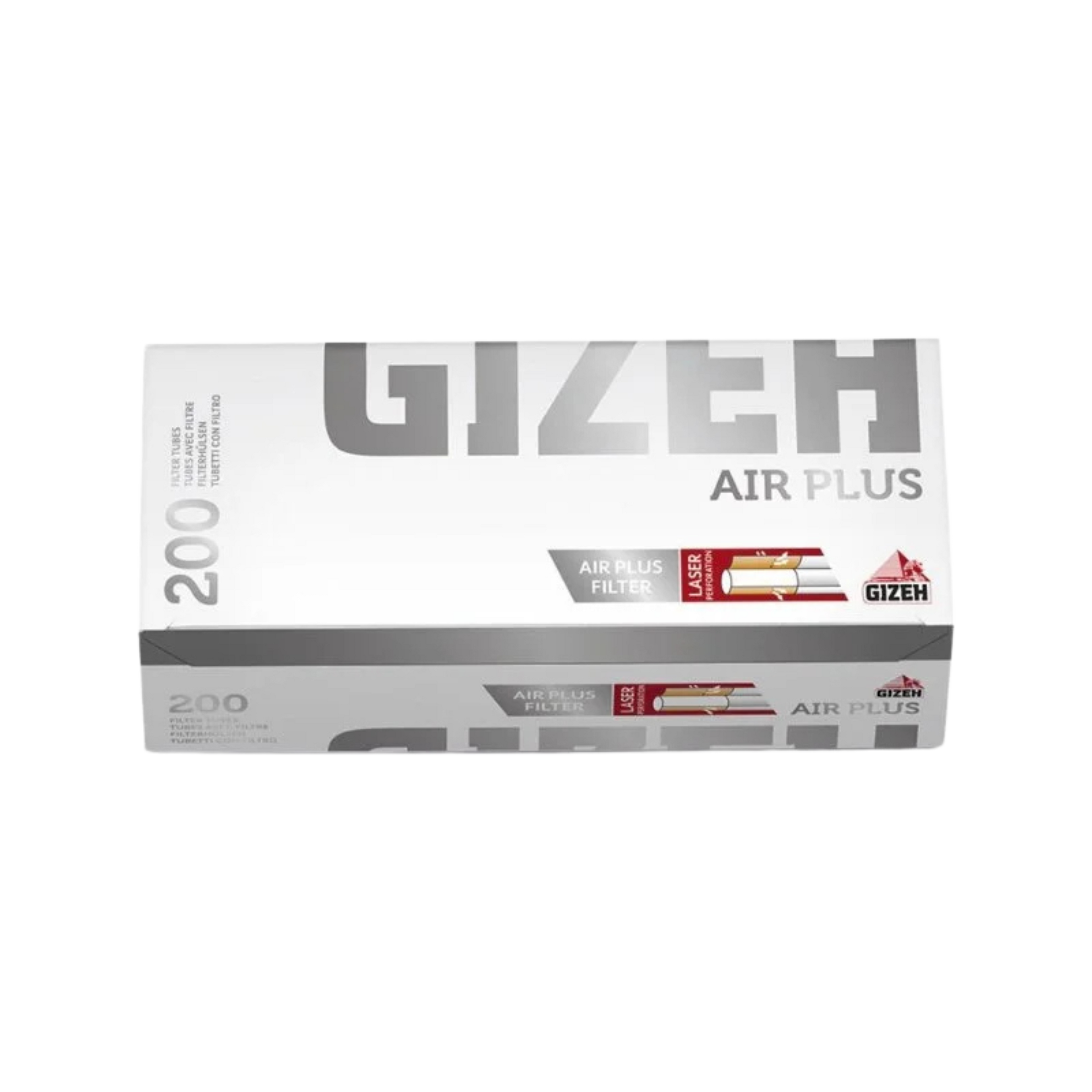 GIZEH Air Plus Filterhülsen 200 Stück in Box