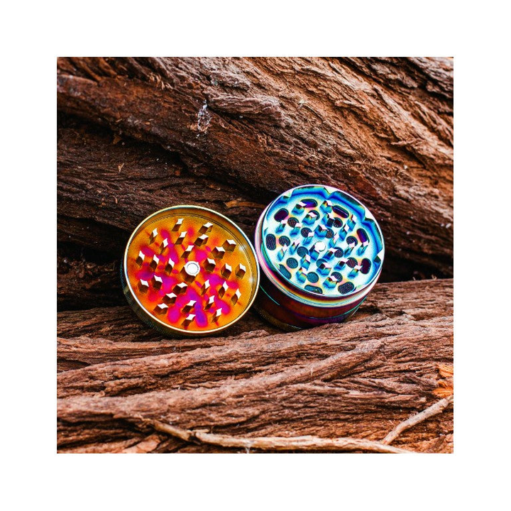 GIZEH Alu Grinder ICY, 4-teilig, 60 mm