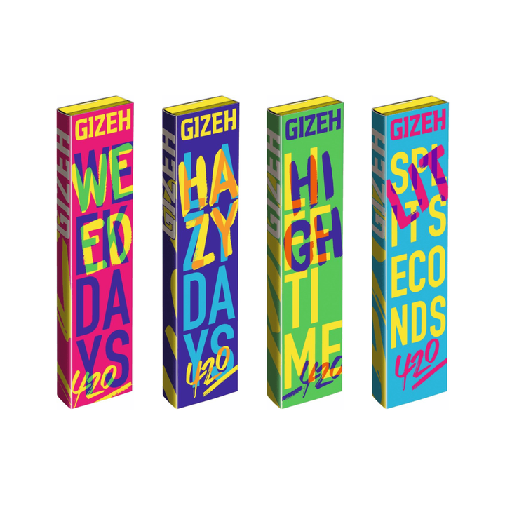 GIZEH Black 420 Edition King Size Slim Papers + Tips