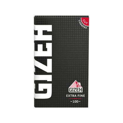 GIZEH Black DW Extra Fine Zigarettenpapier Heft mit 100 Blatt