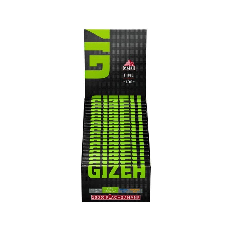 GIZEH Black DW Fine Display mit 20 Heftchen à 100 Blatt