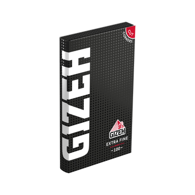 Aufgeklapptes GIZEH Black DW Extra Fine Heft mit extra feinen Blättchen