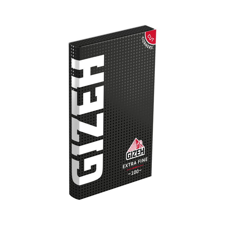 Aufgeklapptes GIZEH Black DW Extra Fine Heft mit extra feinen Blättchen