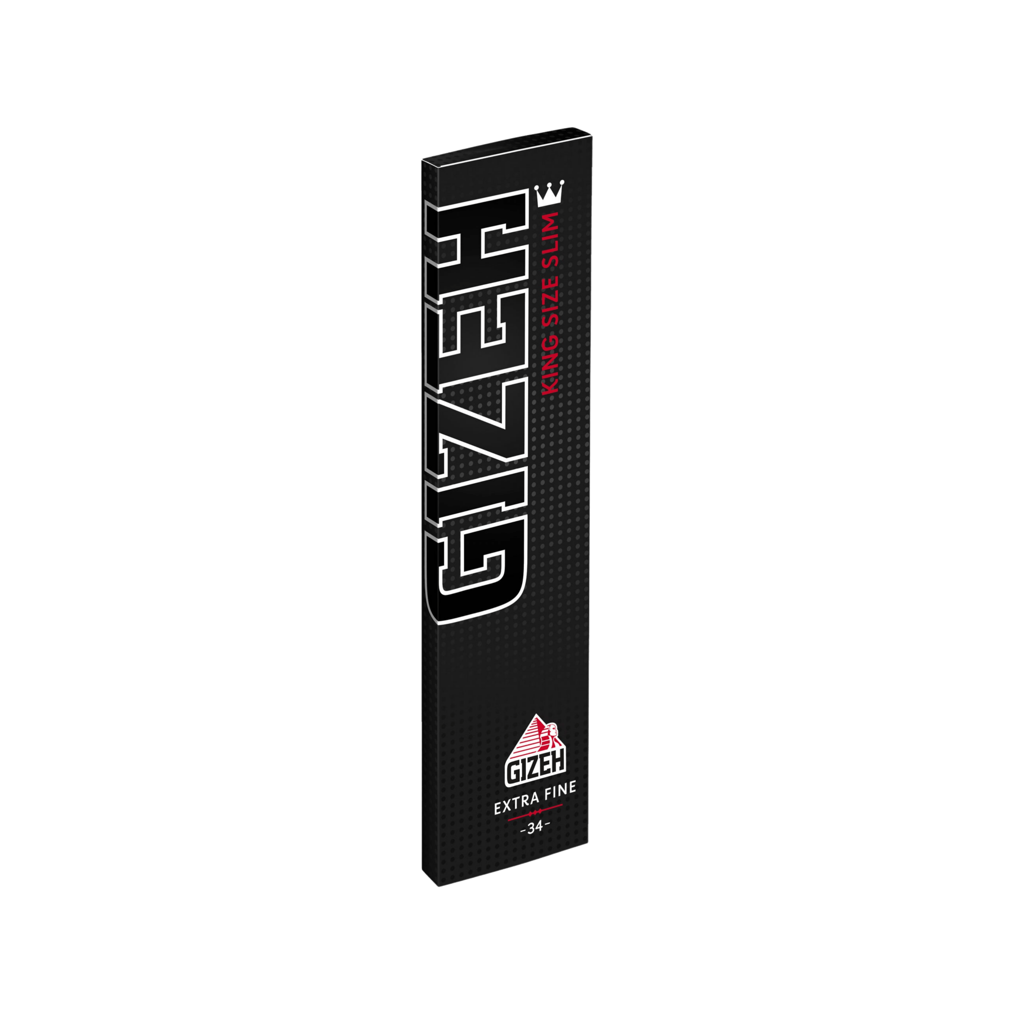 GIZEH Black King Size Slim Papers schräge Heftansicht