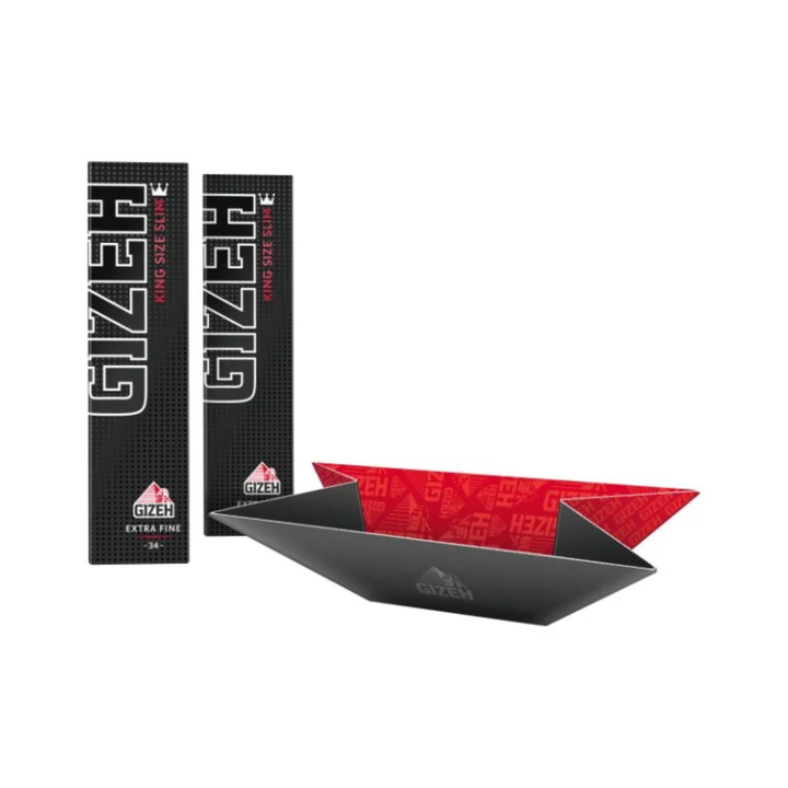 GIZEH Black King Size Slim Display mit 25 Packungen