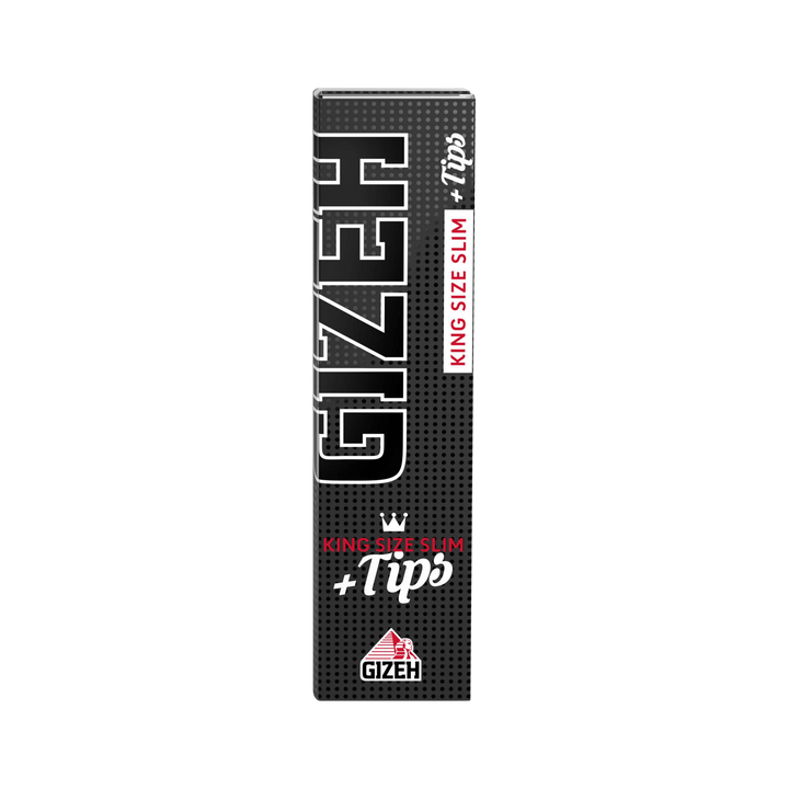 GIZEH Black King Size Slim + Tips Kombi-Heft mit Papers und Filtertips