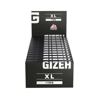 Gizeh Black King Size XL Blättchen mit Tips, 26 Stück