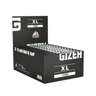 Gizeh Black King Size XL Blättchen mit Tips, 26 Stück