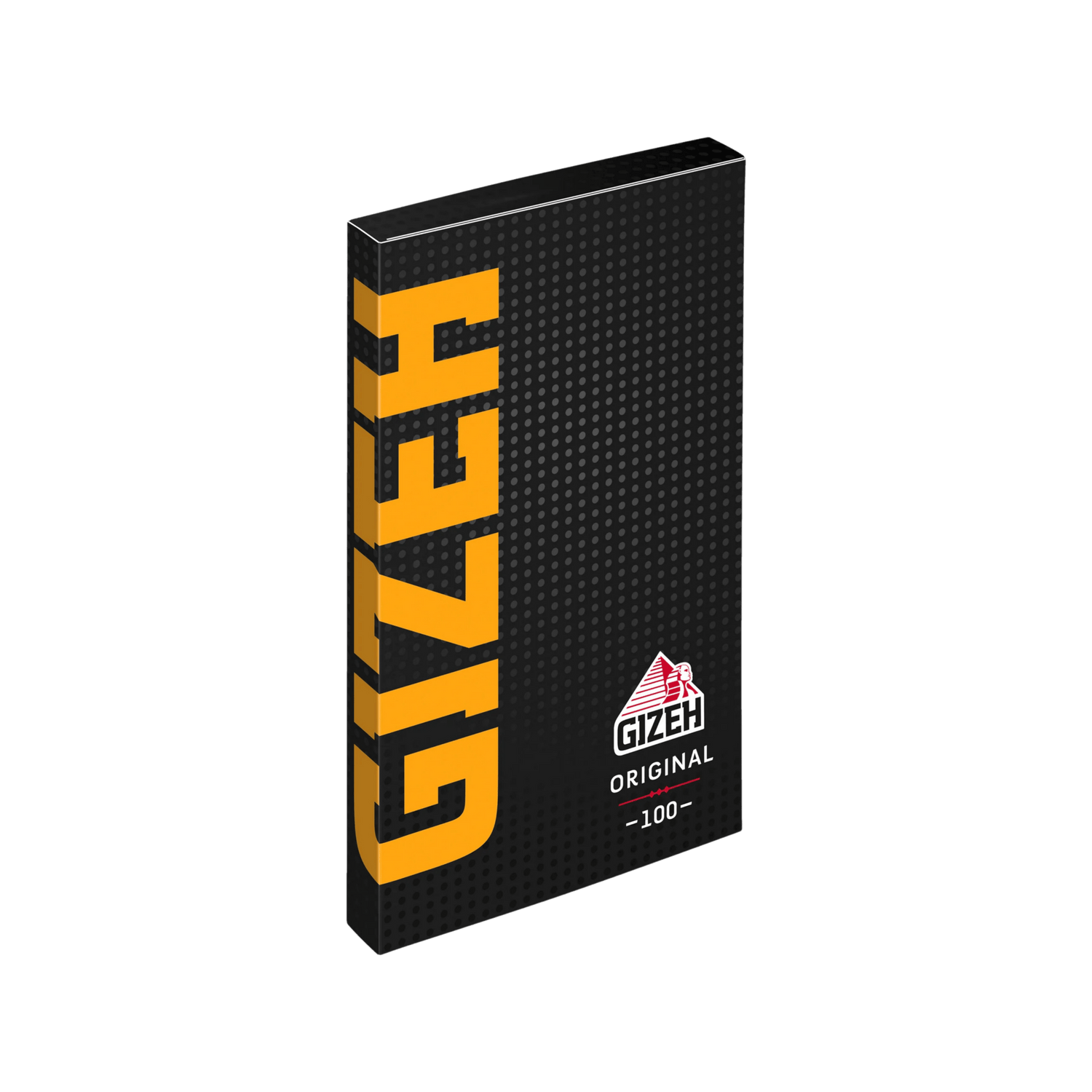 GIZEH BLACK Original Papers 100 Blatt in schräger Ansicht