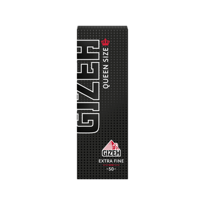 GIZEH Black Queen Size Papers 50 Blatt im Heftchen