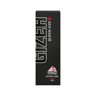 GIZEH Black Queen Size Papers 50 Blatt im Heftchen
