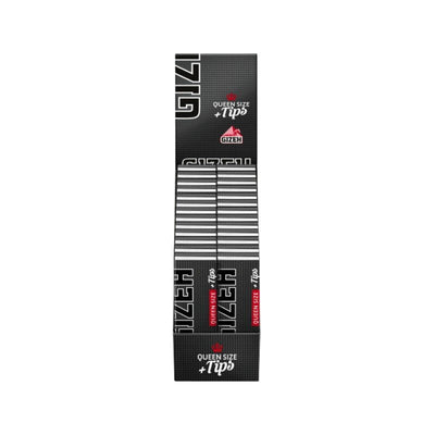 GIZEH Black Queen Size + Tips Display mit 26 Heftchen