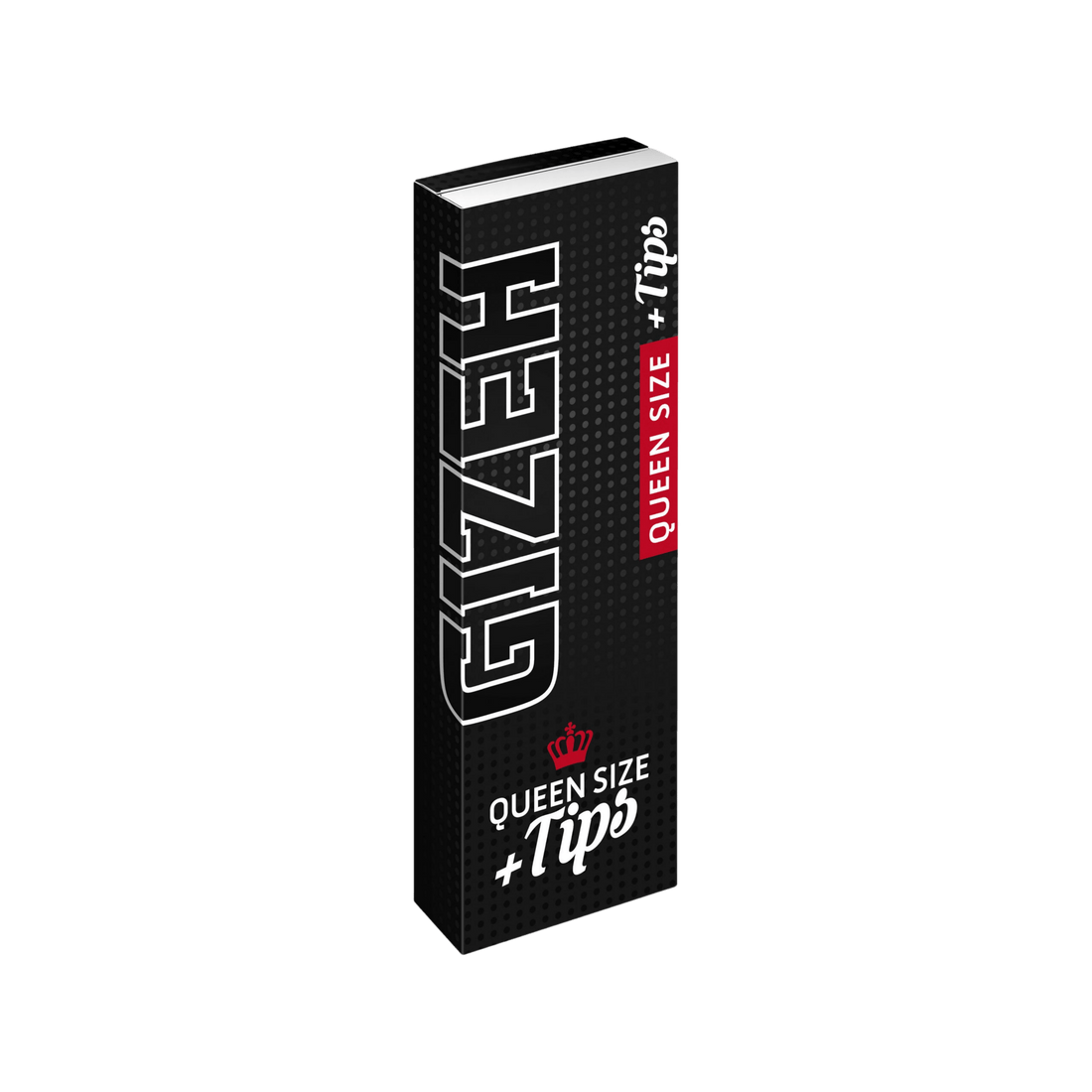 GIZEH Black Queen Size + Tips Heft in schräger Ansicht