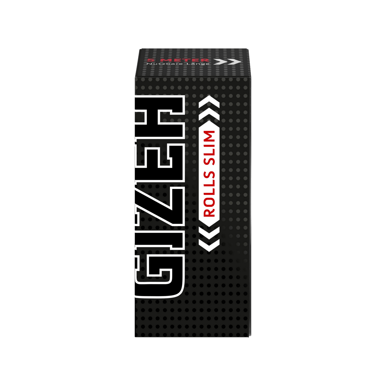 GIZEH Black Rolls Slim King Size 5 m Packung Frontansicht