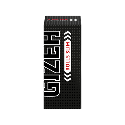 GIZEH Black Rolls Slim King Size 5 m Packung Frontansicht