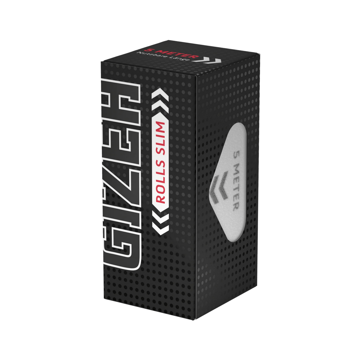 GIZEH Black Rolls Slim King Size 5 m Rollpapier in der Packung