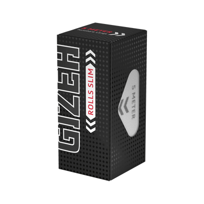 GIZEH Black Rolls Slim King Size 5 m Rollpapier in der Packung
