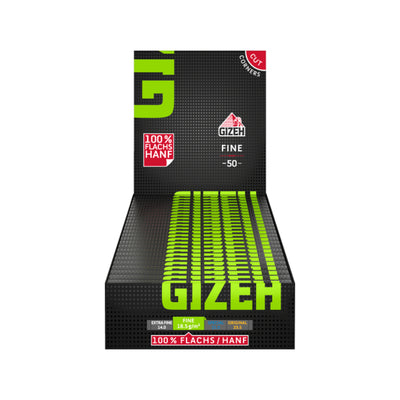 Gizeh Black SW Fine Blättchen, 25 Stück