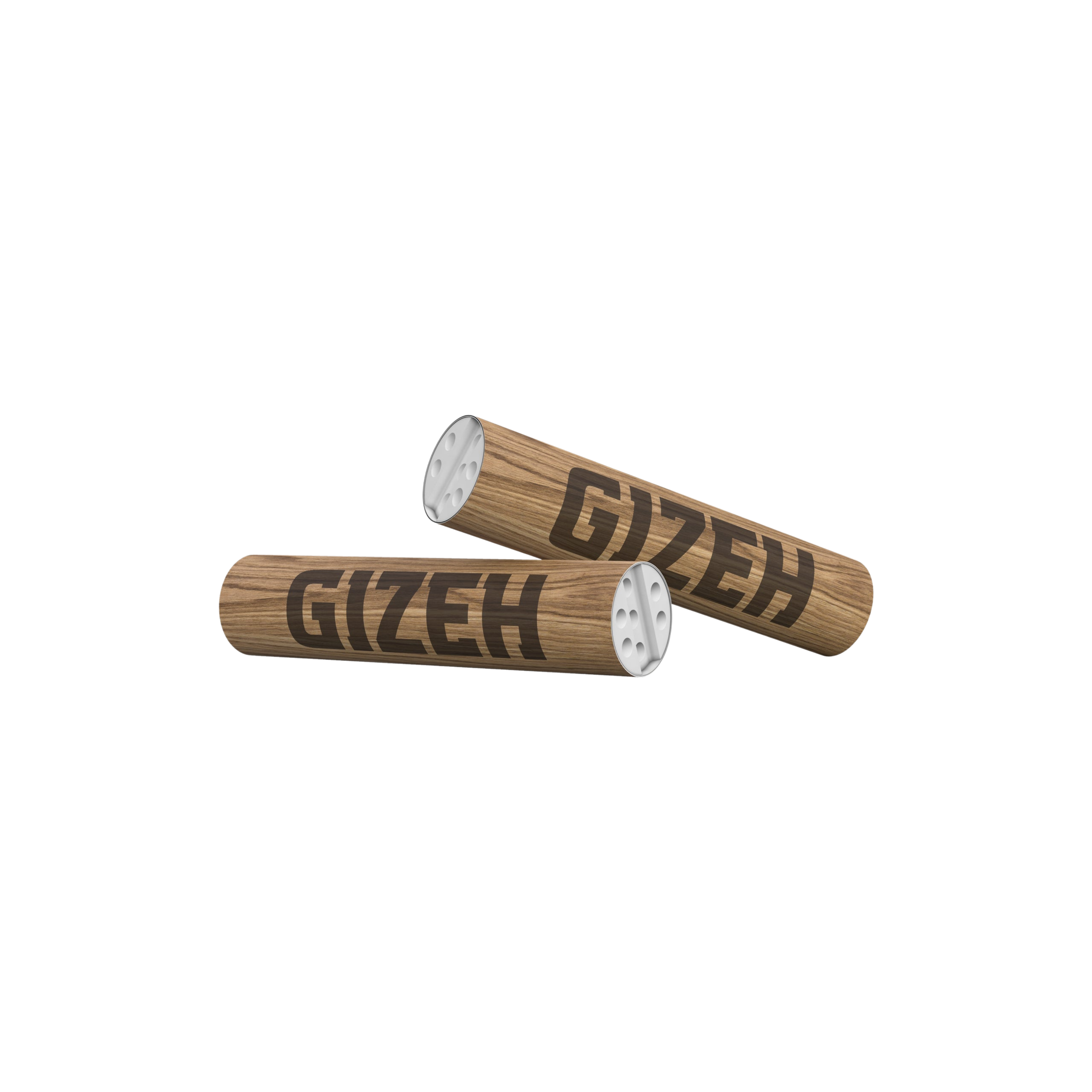 Einzelner GIZEH Brown Aktivkohlefilter 6mm mit Keramikkappen