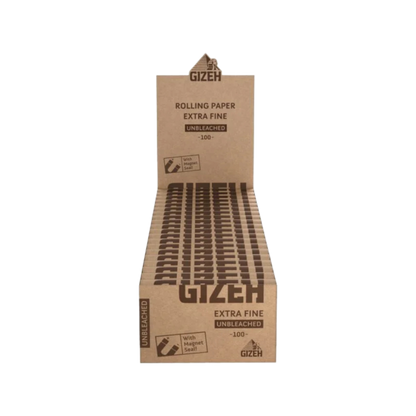 GIZEH Unbleached Extra Fine Display mit 20 Heftchen