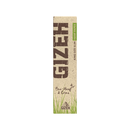 GIZEH Hanf &amp; Gras King Size Slim Papers 34 Blatt
