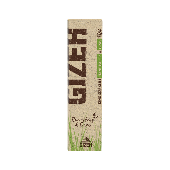 GIZEH Hanf & Gras King Size Slim + Tips Papers und Filtertips Heft