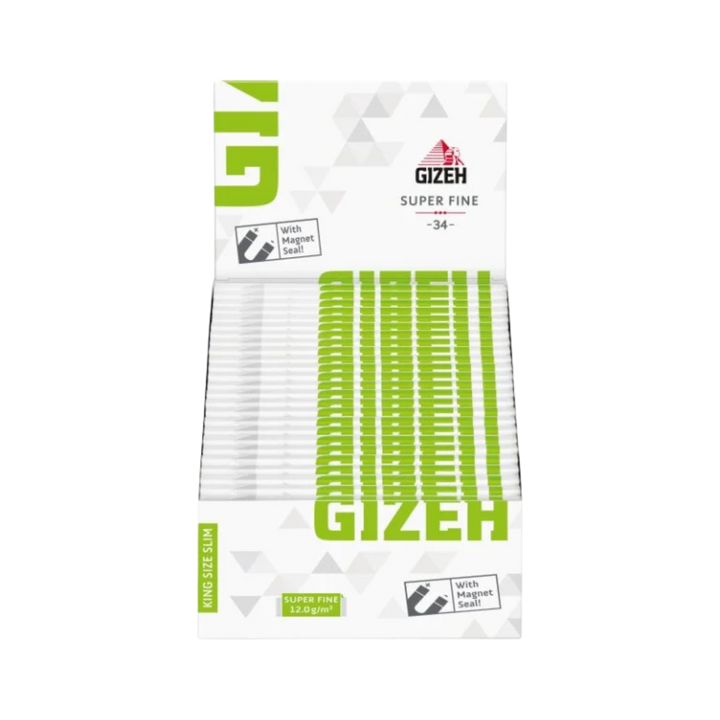 GIZEH King Size Slim Super Fine Display mit 50 Heftchen