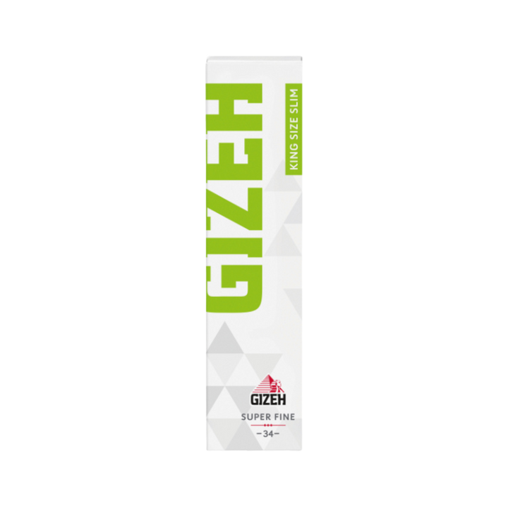GIZEH King Size Slim Super Fine Papers Packung 34 Blatt