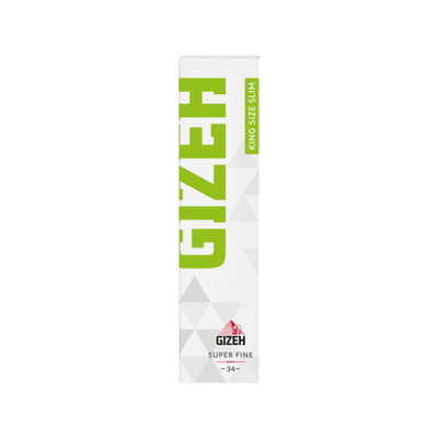 GIZEH King Size Slim Super Fine Papers Packung 34 Blatt