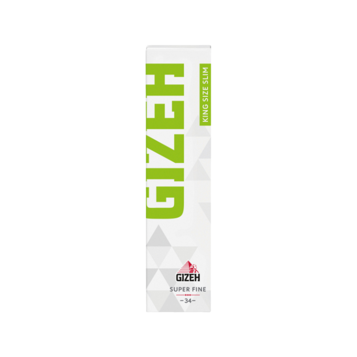 GIZEH King Size Slim Super Fine Papers Packung 34 Blatt