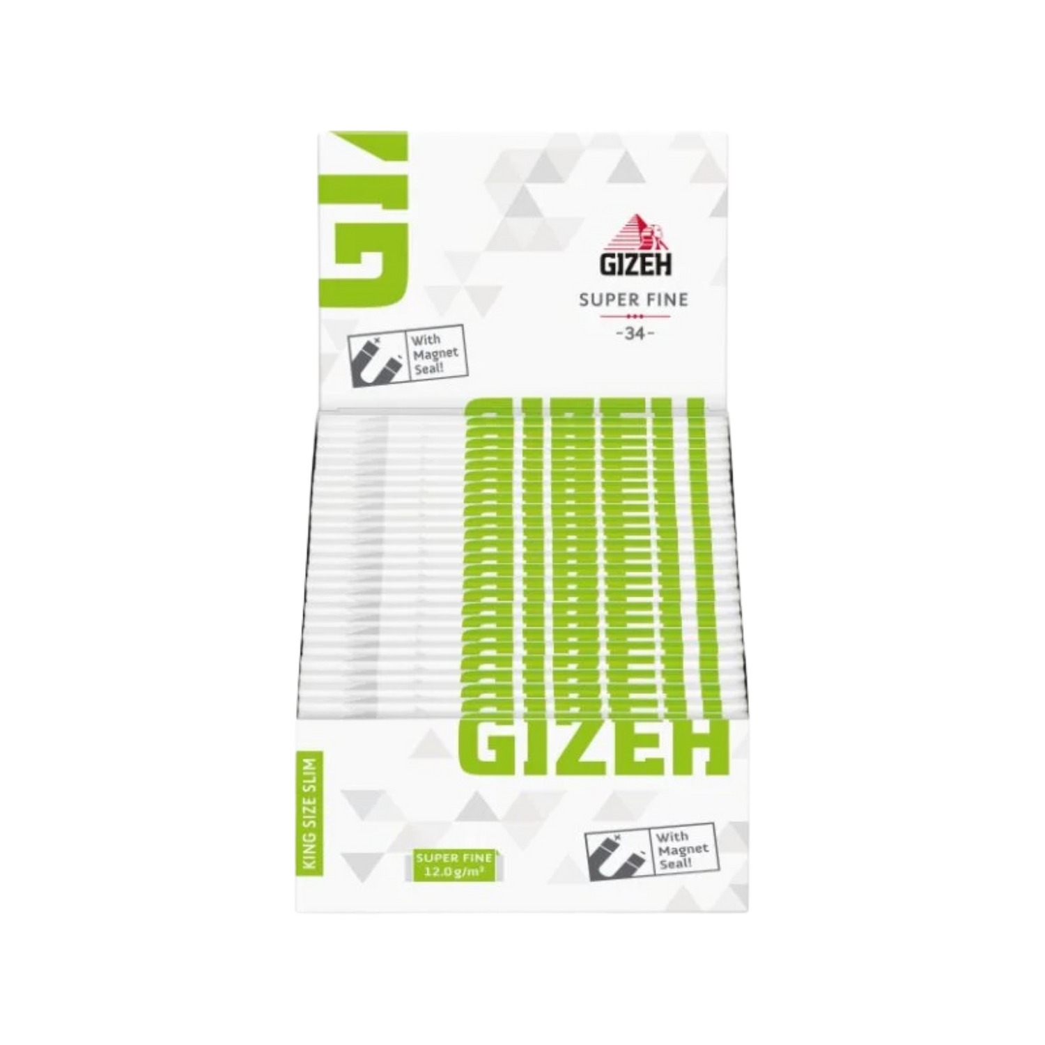 GIZEH King Size Slim Super Fine Display mit 50 Heftchen