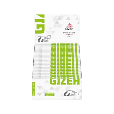 GIZEH King Size Slim Super Fine Display mit 50 Heftchen