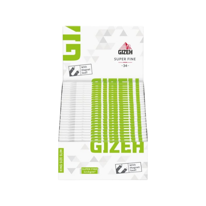 GIZEH King Size Slim Super Fine Display mit 50 Heftchen