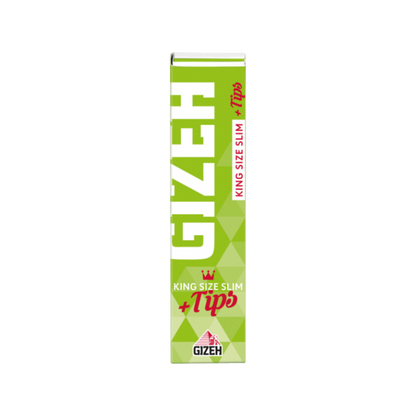 GIZEH King Size Slim + Tips Super Fine Heftchen