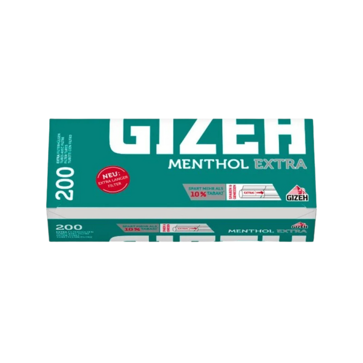 GIZEH Menthol Extra Filterhülsen 200 Stück in Box