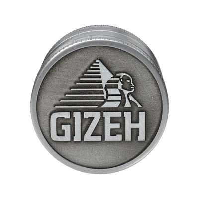 GIZEH Metal Grinder in Silber, 4-teilig, 50 mm
