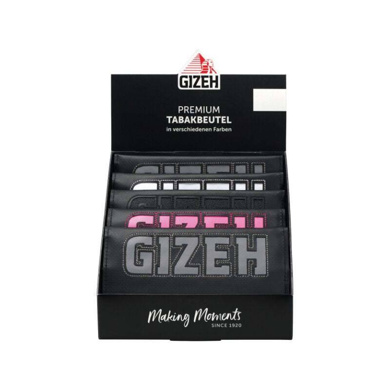 GIZEH Premium Tabakbeutel Drehtasche für Tabak und Zubehör