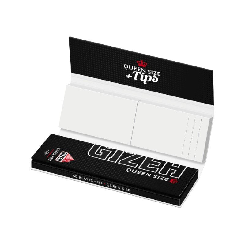 GIZEH - Queen Size + Tips - Black kaufen bei rauchwerk.ch
