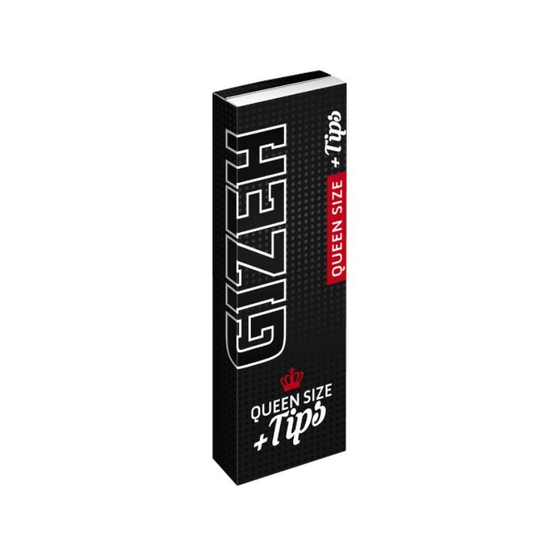 GIZEH - Queen Size + Tips - Black kaufen bei rauchwerk.ch