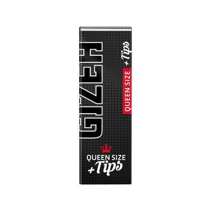 GIZEH - Queen Size + Tips - Black kaufen bei rauchwerk.ch